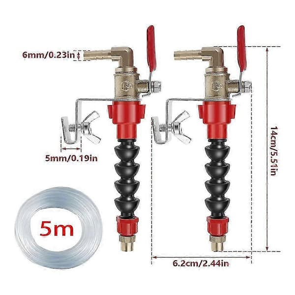Dust Remover Water Sprayer for Cutting Machine, Cutting Machine Misting System, Coolant Misting Dustproof 5M Pipe JH4 5M