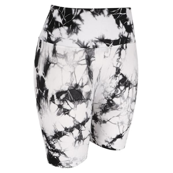 Yogashorts Tie Dyeing Bekväma Högmidjade Slim Fit Butt Lifting Yogashorts för Kvinnor L