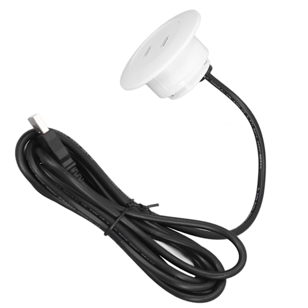 Sofa USB Ladeuttak Flush Mount Installasjon Doble USB Ladeporter Uttak for hjemmebruk Hvit