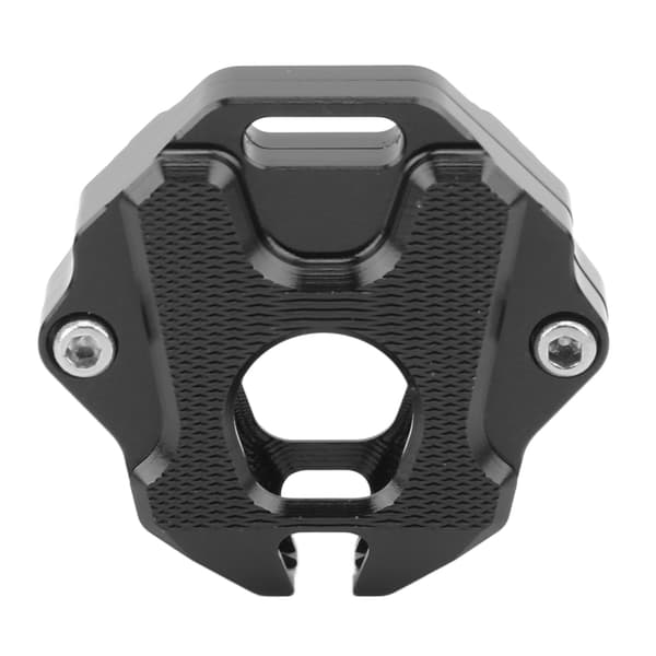 Motorcykel Nøgleskal CNC Metal Solid Stilfuld Perfekt Pasform Erstatning til CB650R CBR650R 2020+ (Sort)