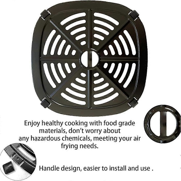 Grillplatta för Air Fryer för Instants DASH 2.6QT Air Fryers