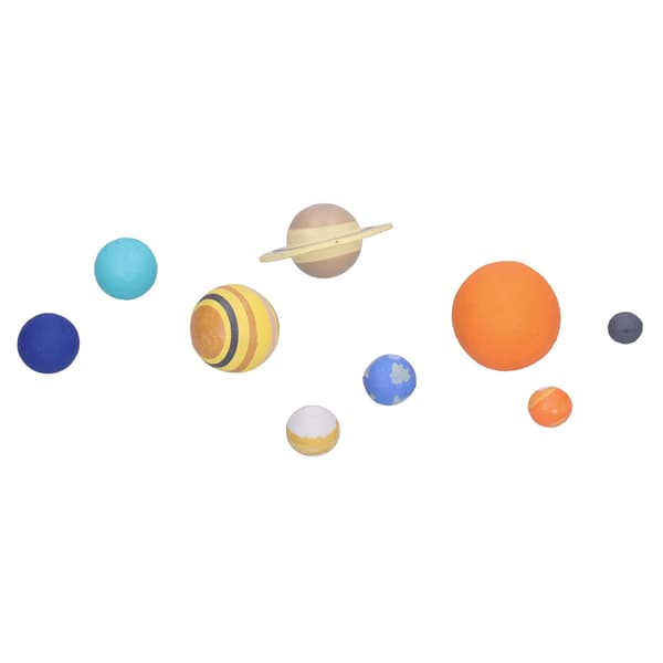 9 stk. Solsystem Undervisningsmodel Planetmodel Astronomi Videnskab Pædagogisk Modelsæt