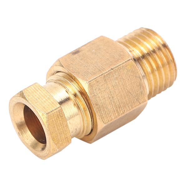Olierørfitting Albue Messing Lige Blokforbinder Adapter til Rørforbindelse PD610