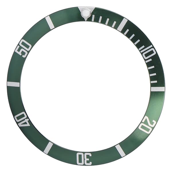 Professionell Armbandsur Bezel Insats Loop Ersättning Klocka Bezel Insats Ring Tillbehör Grön