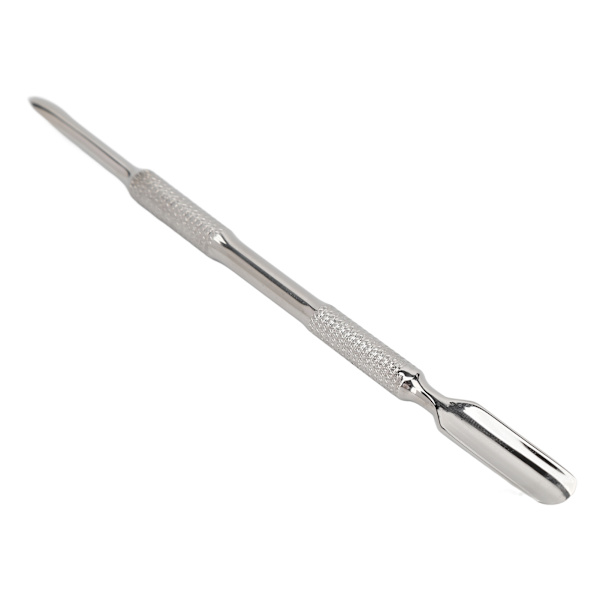 Dual Head Cuticle Pusher Rustfritt stål Cuticle Pusher Neglepedikyrverktøy for fjerning av død hud callus