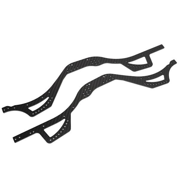 2 stk. kulfiber chassis sideplader letvægts ubøjelige chassisrammeskinner til Axial SCX10 Pro RC Crawler Car