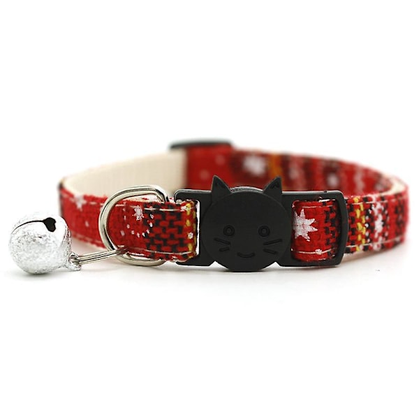 Set med 10 st Katt Halsband, Justerbar Längd 19-32cm Kattungehalsband, Katt- och Husdjurstillbehör (Slumpmässiga Färger)