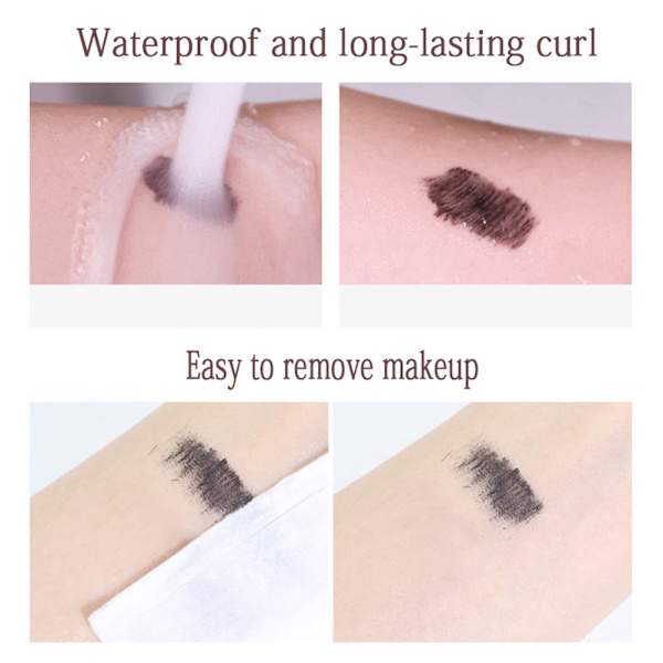 Cosmetics Mascara Vedenpitävä pitkäkestoinen volyymia antava ripsiväri Smudgeproof Makeup Mascara