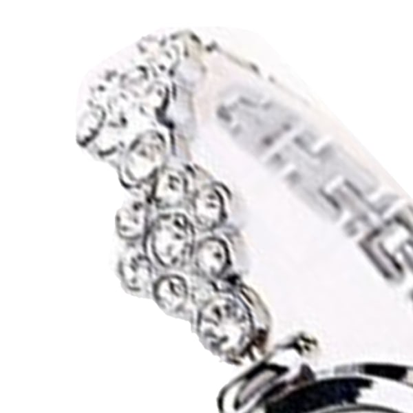 Kvinnor Alloy Watch Fashionabel Elegant Rhinestones Band Watch för kontorsarbete Affärsresa