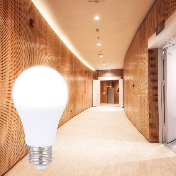 E26/E27 85-245V 5W/7W/9W Radar Sensor Hög Ljusstyrka LED-lampa för Sovrum Vardagsrum 7W Vitt Ljus