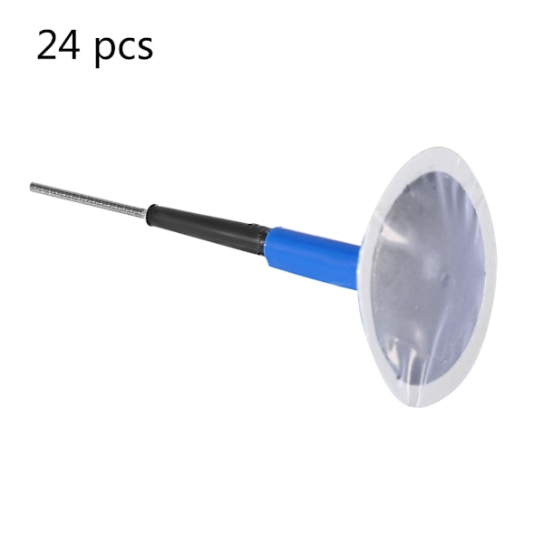24 stk. Universal Tubeless Dæklapning Svampepropel Patch Gum（#3） til Bil og Motorcykel