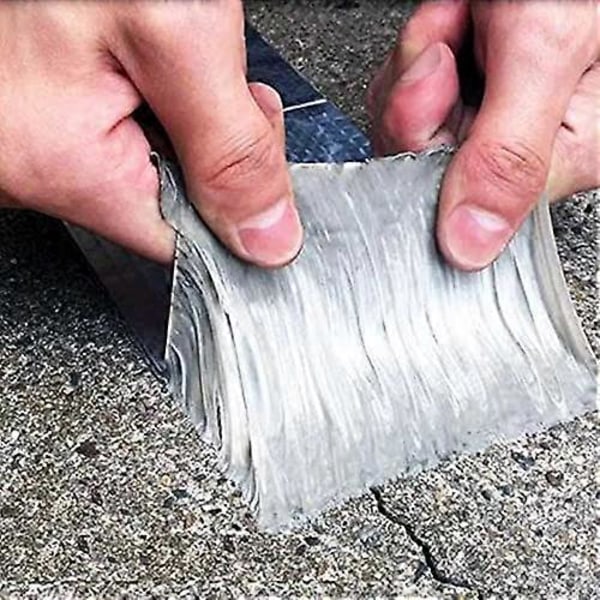 ALUMINIUMTEJP: Hyperresistent och Vattentät Tejp med Starkt Grepp för Sprickor, Läckor, Hål 5CM*5M