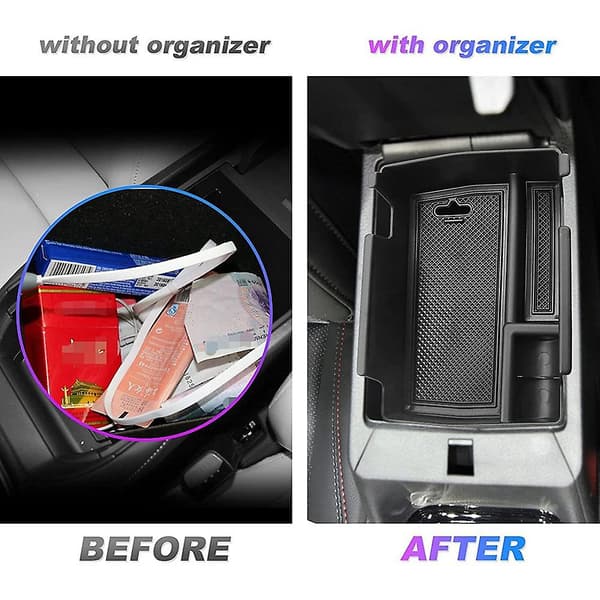 Center Console Organizer for Compass 2021 2022 Armrest Secondary Storage Box Insert Tray Accessories