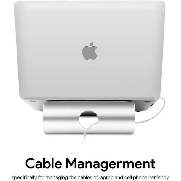Sausire Kannettavan tietokoneen teline, kannettava alumiiniseoksesta valmistettu kannettavan tietokoneen jäähdytysteline - liukumaton tuuletettu teline Macbook Pro Mac -telineelle