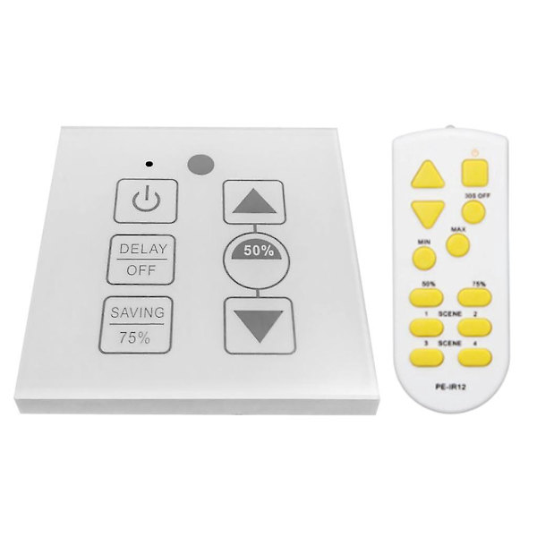 100W IR Kontroll LED Touch Switch Panel Steglös Kontroller LED Dimmer-