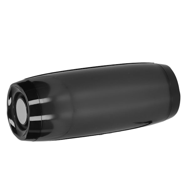 Bärbar LED Bluetooth-högtalare utomhus färgglad ljus trådlös högtalare för minneskortSvart
