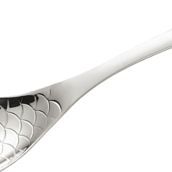Fiskeformet skje 304 rustfritt stål for ris, suppe, kaffe, voksne, kjøkkenutstyr L