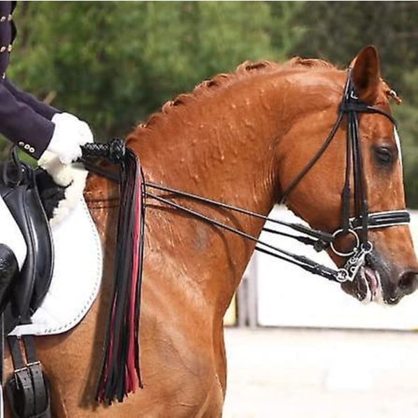 Whip Ride, Ratsastushevosen levitysvitsa, Vitsa, Ratsastusbullavitsa Vaatetustarvikkeet, PU-nahkakahvalla varustettu harjoitustyökalu sirkusvaljaisiin