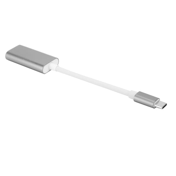 USB 3.1 Typ C-adapter Typ C till HDMI TV-videokonverterare för PC bärbar dator mobiltelefon silvergrå