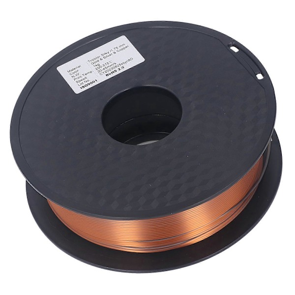 1.75mm PLA Filament Guld Silver Koppar Trefärgad Silke 3D-skrivarfilament Utskriftsmaterial