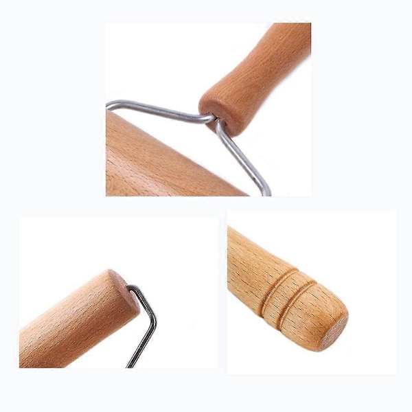 Leivontakaukalot pyökkipuuta, kaulimet pizzaa, kakkua, pastaa ja leivonnaisia varten, ammattikäyttöön, 19 * 9,5 cm