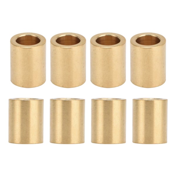8 st självs潤滑ande mässingshylsor 8 mm hål X 12 mm OD X 15 mm längd Speciell lagerhylsa för mässingshylsglidare