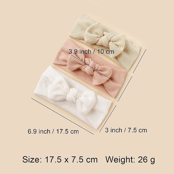Sööt laevad tüdrukutele - 3-osaline komplekt, elastsed juuksepaelad lastele
