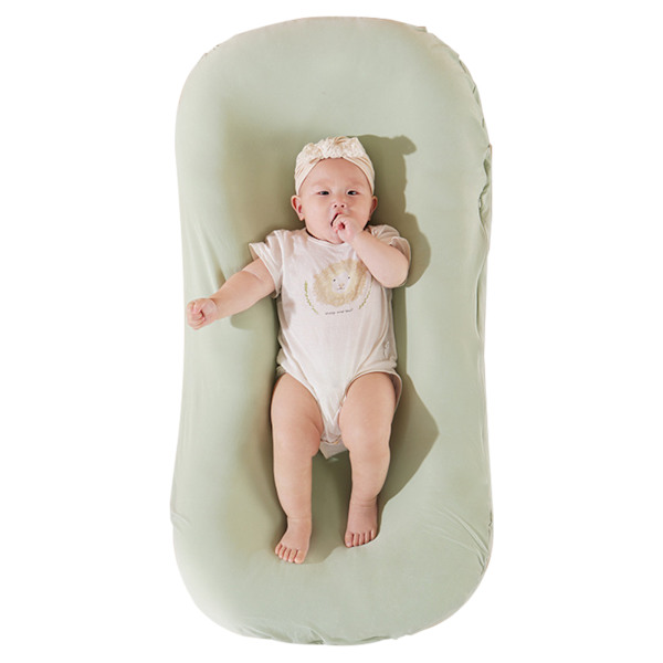Nyfödd baby säng andningsbar baby lounger anti skrämmande baby nest bärbar bekväm spädbarn lounging pad