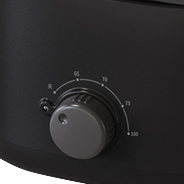 Wax Warmer Machine Estää Stick lämmönkestävä pyörimisnuppi Wax Heater Pot karvanpoistoon Musta EU Plug