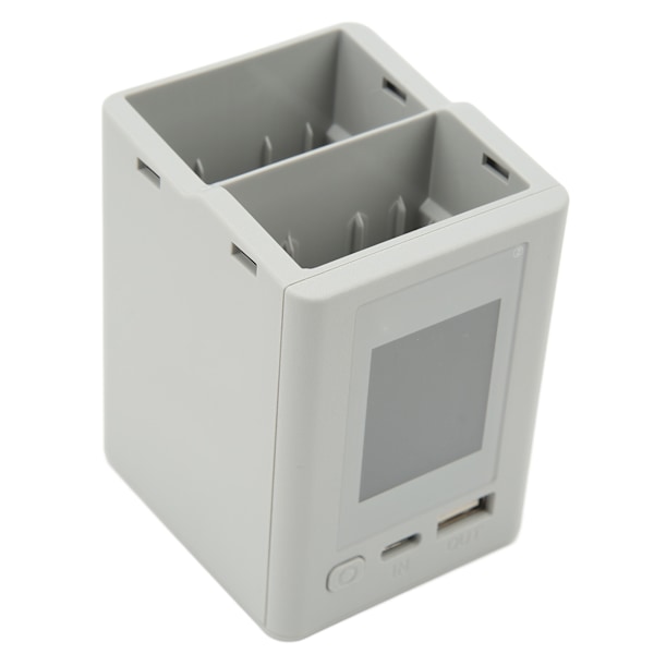 2-vägs laddningshubb PD snabbladdning färgskärm USB LCD batteriladdare för DJI Mini 3 drönare grå