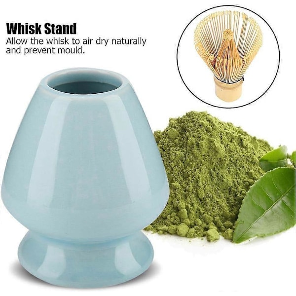 1 Stycke Matcha Te Sen Bambu Visp Keramisk Tesetthållare