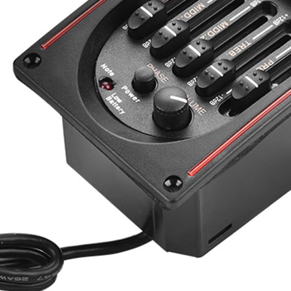Digital 5-bånds equalizer pickup til akustisk guitar