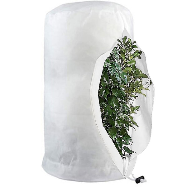 Plant Frost Protection Bags - Reusable Drawstring Cover, Garden Fleece Winter Protection XXL 200x240cm White