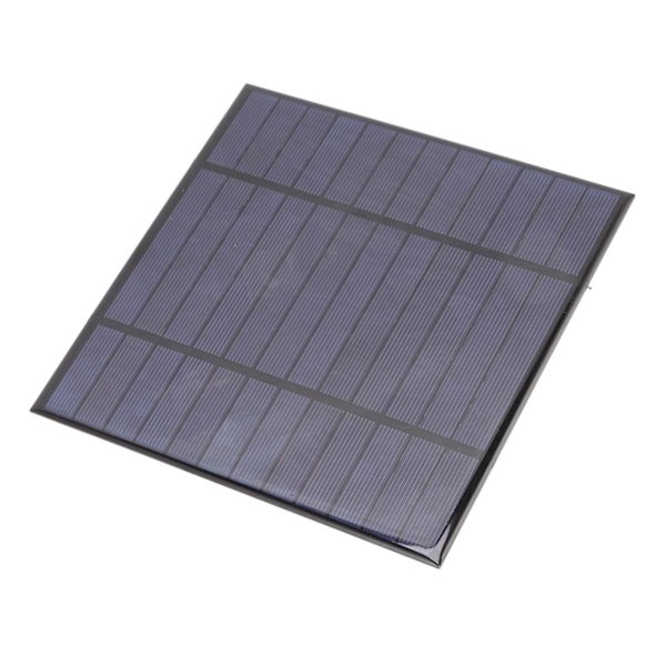 Solpanel Laddare 6V 4.5W Polysilicon Epoxi Yta Mini Solpanel Solceller för Sol Gräsmatta Lampa Sol Vägglampa