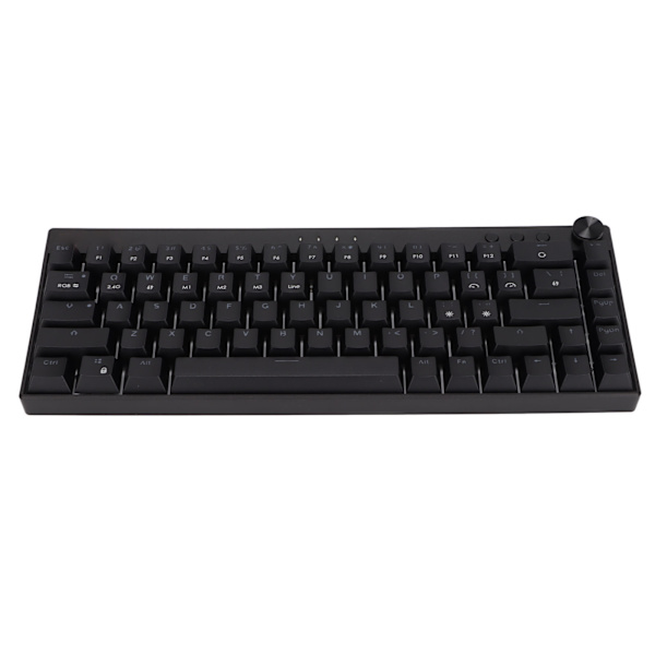 Mekanisk tangentbord 68 tangenter Tre lägen RGB-bakgrundsbelysning 1800mAh batteriSvart mekaniskt spelande tangentbordSvart brytare
