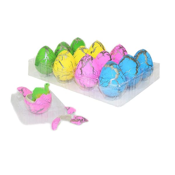 12 stk. Vannklekking Oppblåsbare Dinosaur Egg Leker for Barn Magisk Klekking Voksende Dyr Dinosaur Egg