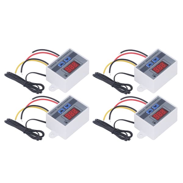 4 STK LED Digital Temperaturregulator Varme Køle Termostat Switch Modul 12V 120W