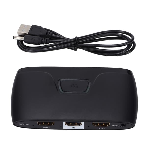 HD Multimedia Interface Splitteradapter 4K 60Hz En In Två Ut 1 Ut 2 HD Multimedia Interface-kompatibel 2.0 Splitter