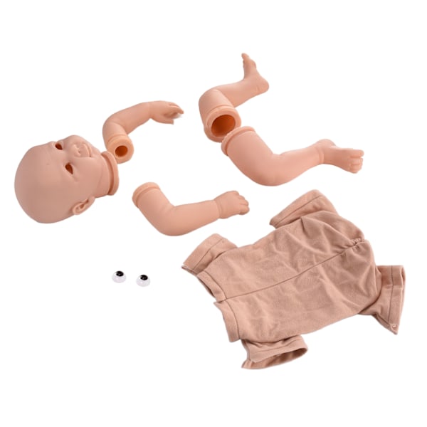 21 tums Reborn docka kit mjuk vinyl simulerad DIY omålad docka delar mögel tillbehör för barn