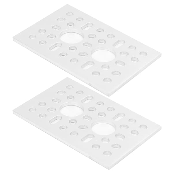 2 st Aluminium Grid Plate Vägg Mesh Panel Display Industriell Kontrollkomponent 3123‑0048‑0072