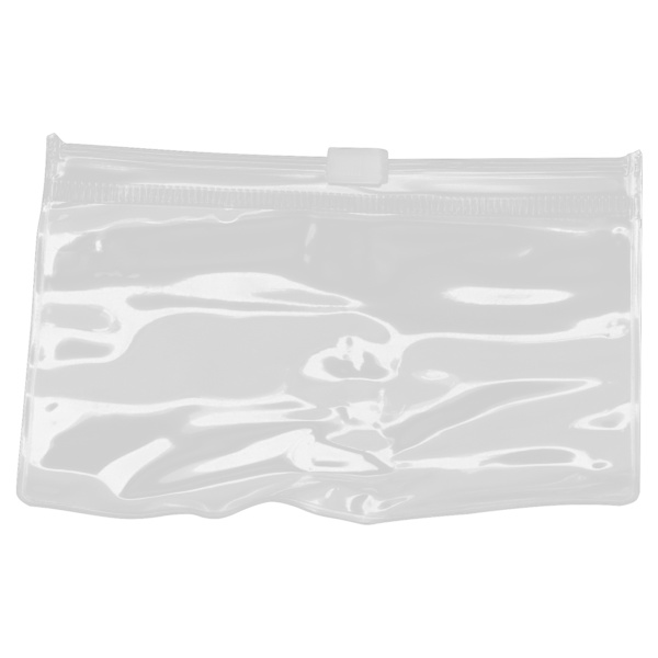 100 stk. gennemsigtig opbevaringspose PVC spænde lynlås arrangør til smykker vedhæng jadeware 11,5x8cm
