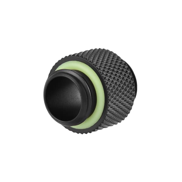 2 stk G1/4 gjengekobling adapter for datamaskin vannkjølesystem svart lang