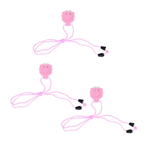 3 st Sticksömsräknare Liten bärbar mini Förbättra stickningseffektiviteten Söta rosa stygnräknare för hushåll