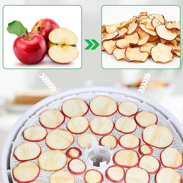 Rund Silikon Dehydrator Ark Non-Stick Mat Återanvändbar för Tork