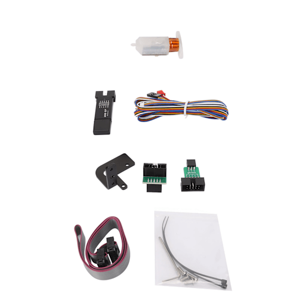 Auto Bed Leveling Sensor Kit - Nøjagtig måling - Nem montering - 3D-printer nivelleringssensor til Ender 3 CR 10 Hvid