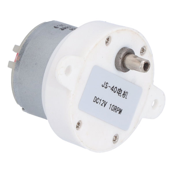 JS‑40 DC12V 10RPM Gearmotor Langsom hastighedsreduktionsmotor til Finansielle Maskiner Kontorautomatisering og andet