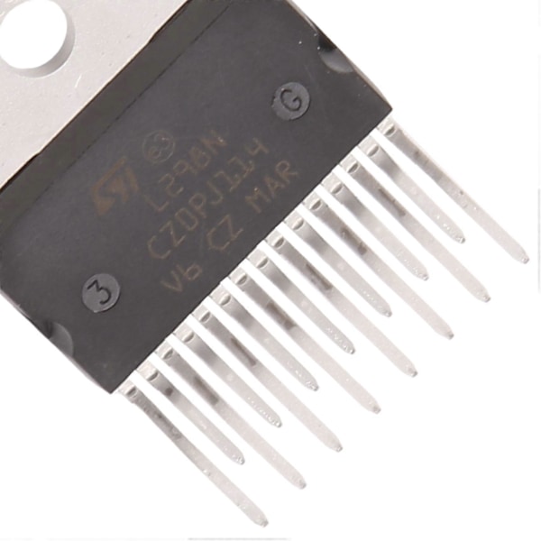 L298N Puolisilta IC Moottoriohjainmoduuli Sytytysohjain ZIP15