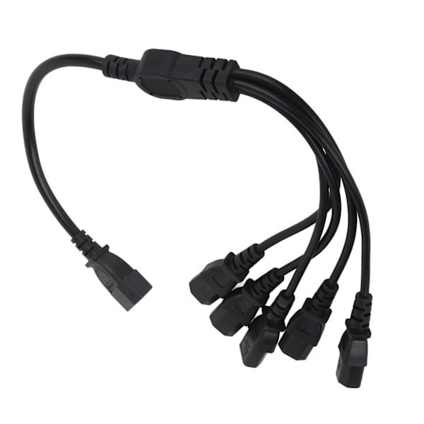 UPS PDU C14 til 5 X C13 strømadapterkabel han til hun 10A 250V Y splitter strømadapterkabel 1,6 fod