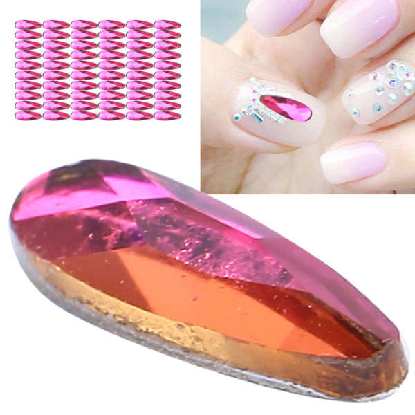 60 stk. Nail Rhinestones Drop Glitter Crystal DIY Negle Accessories Shiny Manicure Tool620