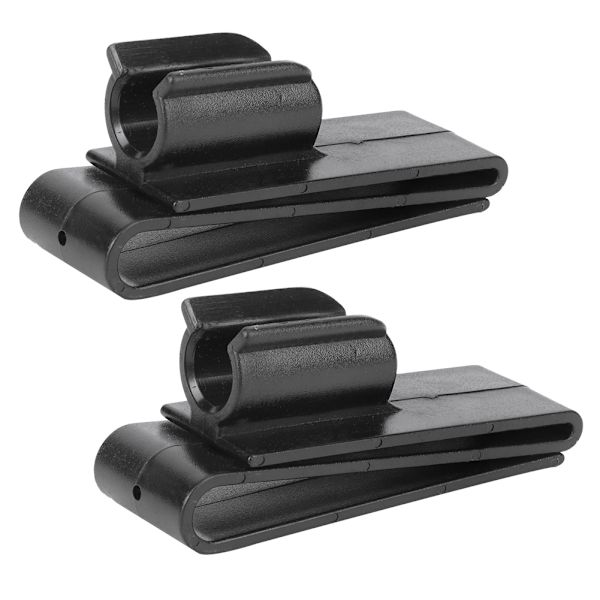 Golfkølletaskeclips Plastholder Holdbar Sort Putterclips Golftilbehør